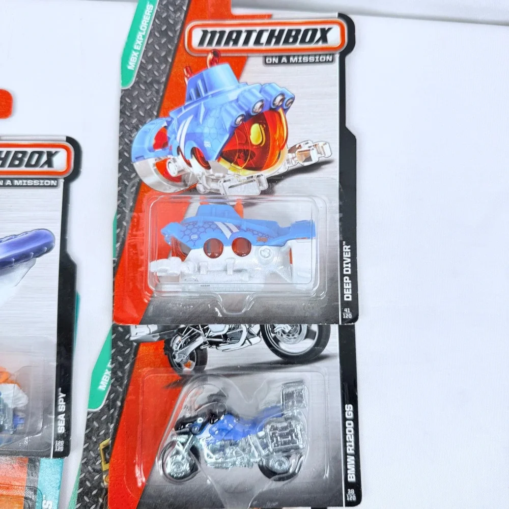 Matchbox MBX Explorers Diecast Lot Terrainiac Deep Diver Blizzard Buster
